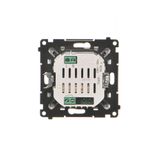 Single socket outlet without earthing, with shutters, (module), Simon 24, IP20, 16A, white