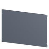 SIVACON, mounting plate, mounting with bracket, H: 800 mm, W: 1200 mm, zinc-plated The SIVACON