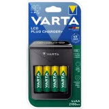 VARTA 57687 101 461 LCD Plug Charge r+ incl. 4x AA 2600mAh BL1