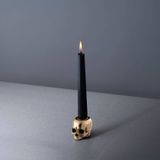 SKULL CANDLE HOLDER / TRAVIS BARKER / BRASS