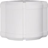External corner adjustable for wall trunking BRN 70x110mm of PVC in pu