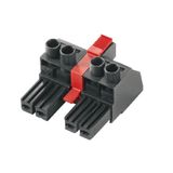 PCB plug-in connector, female plug, 7.62 mm, Number of poles: 5, 180°, Clamping yoke connection, Clamping range, max. : 10 mm², Box