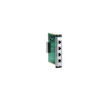 MOXA – CM-600-4TX – Fast Ethernet interface module with 4 10100BaseT(X) ports, RJ45 connections