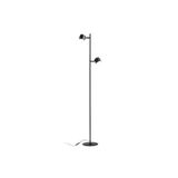 NOVA II floor black chrome/frosted acrylic 230V LED 2x3.5W 3000K