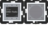 Radio touch DAB+ with loudspeaker, A.x/C.x, light white glossy