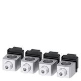 Circular conductor terminal Cu, 4 units, for 3VA5/6 400/600