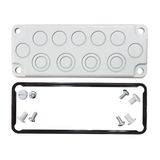 Gland plate size 2 with 4xPG11(21), 7xPG16