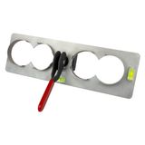 Flush-mounted drilling template 82 mm, 5-gang