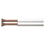 EMOS unshielded twin cable 2x0.15mm white