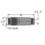 Field-Wireable Connector 7/8″ Power   FW-MRSPM0316-P-S-0608