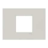 Frame - 1-gang / 2-modules - ABB logo - Dune