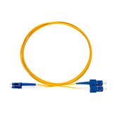 LC-D/SC-D Patch Cable OS2 yellow 2m