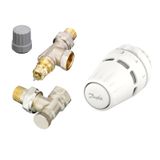 Sensor set, Contents of set: 3-elements, Danfoss Regus®, RA-N, RLV-S, DN 15, Horizontal angle