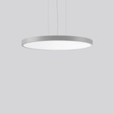 TRIONA round, 80 W, 8300 lm, 840, silver, smart+free Pendant luminaire