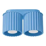 Ceiling lamp AURA 2 azure GU10