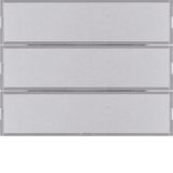 Push-button 3gang, lab. field, + RGB LED, internal temp. sensor, KNX -