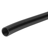 FPASF-23B.50 zwart  Flex. kunstst. beschermslang fijn