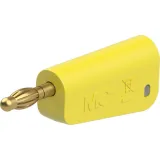 4 mm plug, screw connection, 1.0 mm², yellow, 64.1041-24