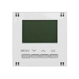 Digital room thermsotat - top part, heating, white