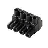 PCB plug-in connector, female plug, 7.62 mm, Number of poles: 12, 180°, Clamping yoke connection, Clamping range, max. : 4 mm², Box