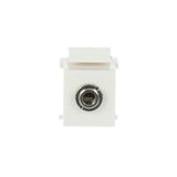 0229/42-500 Keystone module with 3.5mm Mini-Audio white