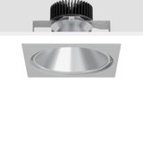 PASCALA square, 30 W, 2900 lm, 827-865, silver, DALI Recessed downligh