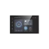 KNX 10.1-inch touchscreen, black frame, with intercom function