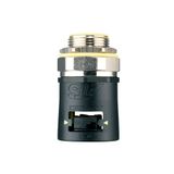 AT28/M25S/SA/BLY screw connection NC28 NW23 M25 thread color black/yellow