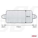 Cover Universal SUMMER / WINTER - 175x90cm, silver, EPE foam