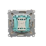Touch panel 1 module, Modul 1: 2 vertical touch fields, Fixing: horizontal, Frozen lava