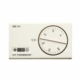 Electronic Thermostat 230V range 5dC 30dC winter/summer  selection changeover relay output NC+NO 5A (2A inductive) 3 modules