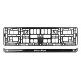 License Plate Frame - BLACK flexible