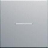 GALLERY SWITCH TILE/BUTTON LIGHT 2 F. TITANE