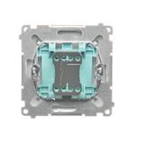 Touch panel 1 module, Modul 1: 4 touch fields, Fixing: horizontal, White pearl