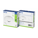 LED luminaire SORI, 48 W, 3840 lm, CCT, AC220-240V, PF>0.9, IP44, Ø490 mm, remote control, white