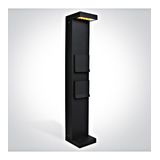 67508B/AN/W ANTHRACITE BOLLARD 70cm 8W WW IP65