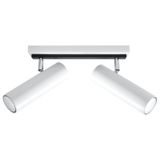 CEILING LAMP DIREZIONE 2 WHITE GU10 2X40W IP20