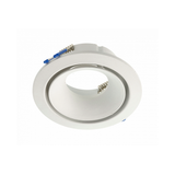 Spot luminaire housing CANNA, IP20, round, white