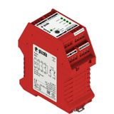 Standstill monitor safety module, 2NO+1NC, category 3