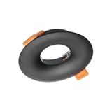 Spot luminaire housing AURORA, IP20, round, black