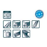 Pica 12 pcs 591/46 Marking Chalk ECO 11x110mm black