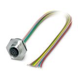 SACC-E-M12FS-8CON-M20/0,5 VAX - Device connector front mounting