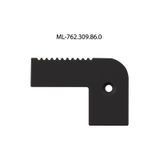 End cap for BE without hole, black color, 1 pc