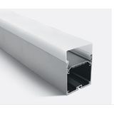 SURFACE PROFILE 2m FOR 40mm STRIPS + PC OPAL DIFF
