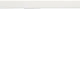 Door bypass duct with 2 chambers PVC SL 17x52mm cream white