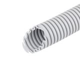 Lichte flexibele kunststof buis; grijs grijs