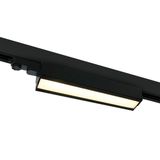 BLACK 40W WW TRACK LIGHT ADJUSTABLE 230V