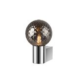 VARYT, wall-mounted light, round, 1x max. 6W E14, chrome