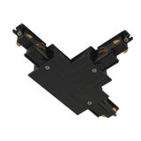 T-connector  S-TRACK 3-phase-recessed rail ,IP20,black