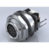 Built-in plugs, M8, Mounting thread: M 12, Number of poles: 8, Strand / cable length: